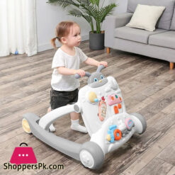 Multifunction Baby Walker Toddler Trolley Baby Stroller Toy Anti Rollover Adjustable Walker Baby Balance Walker 6-24 Months