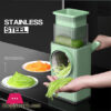 Multifunctional Vegetable Cutter Manual Grater Vegetable Chopper 4 in 1 Round Cutter Potato Spiralizer Home Kitchen Tool