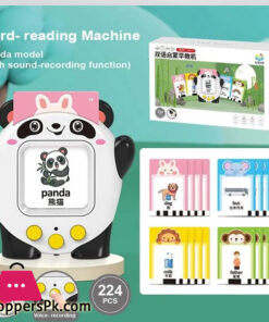 PANDA TALKING FLASH CARDS LEARNING TOY 224 PCS