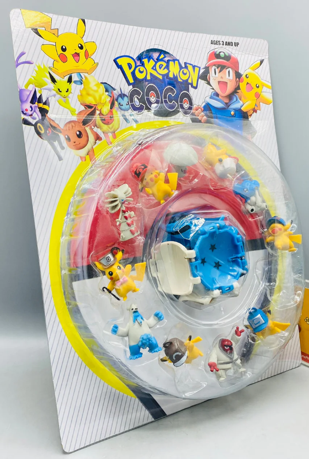Pokemon Ball With 12 Different Cationic Characters