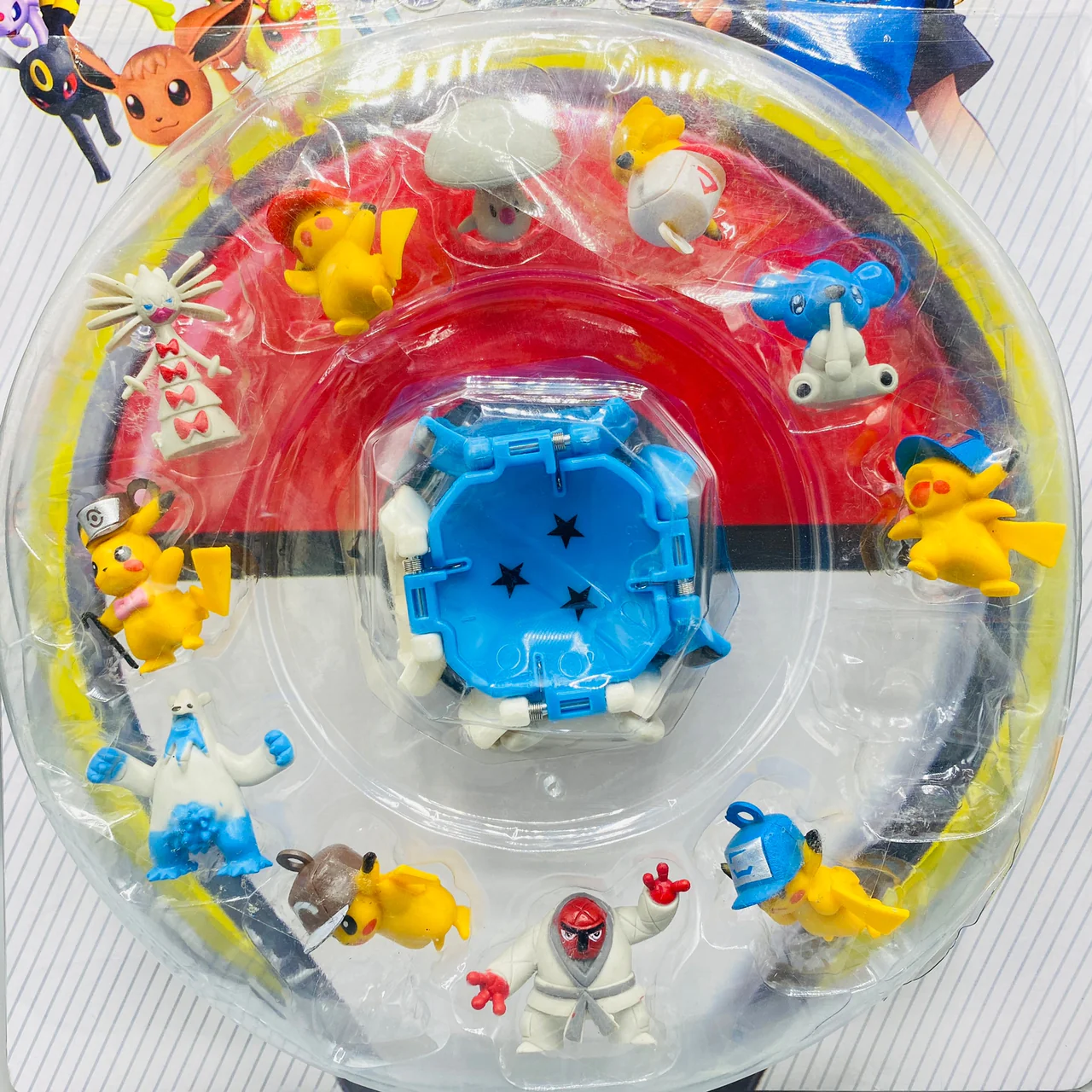 Pokemon Ball With 12 Different Cationic Characters