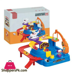 Race Car Tracks Car Adventure Game Mechanical Interactive Train Toy Puzzle Car Track Playsets Kids Toys Gifts