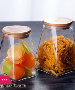 Sky Round Place Glass Jar 750Ml - 1 Pcs 21 Sky Round Place Glass Jar 750Ml - 1 Pcs - Image 2