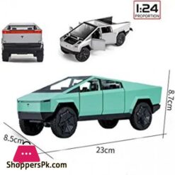 124 Scale Cybertruck Model Toy Pull Back Pick Up Truck With Sound And Light