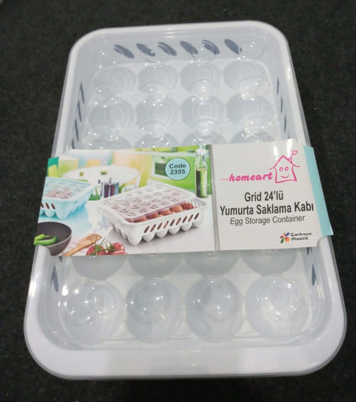 24 Grid Egg Storage Container Turkey Made - 2355