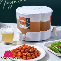 3 Grid Beverage Dispenser With Rotating Drink Jug Bucket High Capacity Detachable Juice Jug For Home Party Use 10 3 Grid Beverage Dispenser With Rotating Drink Jug Bucket High Capacity Detachable Juice Jug For Home Party Use