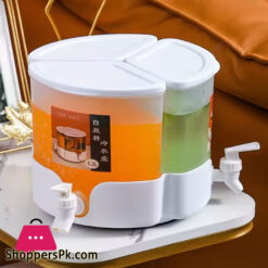 3 Grid Beverage Dispenser With Rotating Drink Jug Bucket High Capacity Detachable Juice Jug For Home Party Use 13 3 Grid Beverage Dispenser With Rotating Drink Jug Bucket High Capacity Detachable Juice Jug For Home Party Use