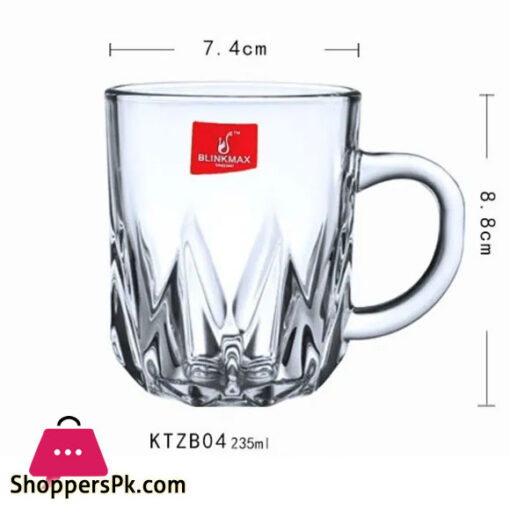 Blinkmax Glassware Tea and Green Tea Mugs KTX204