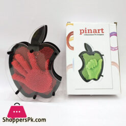 Funny 3D Clone Pixel Art Blocks Toy Colorful Pin Art Toy Apple Shape Clone Face Palm Model Pinart Kids Family Funny Game Creative Gifts