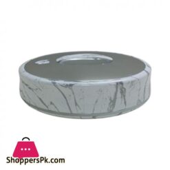 335WS Oval White Silver Hotpot 50 Liter