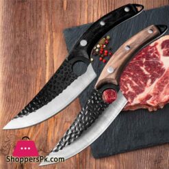 Jagd Messer Mit Holster 5Cr15Mov Stahl Handgemachte Geschmiedet 6 Zoll Sharp Boning Cleaver Bbq Viking Kche Messer Kochen Werkzeuge