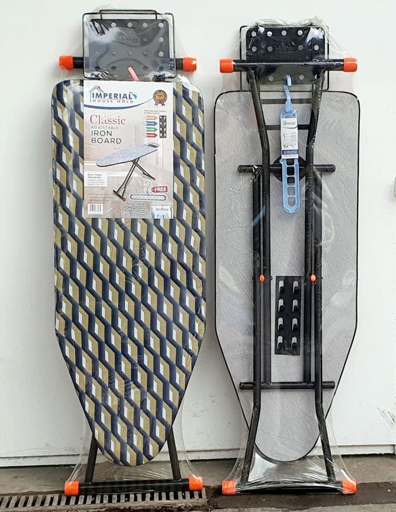 Imperial Dynamic Adjustable Ironing Board 114 Length Cm Including Wall Hanging Option