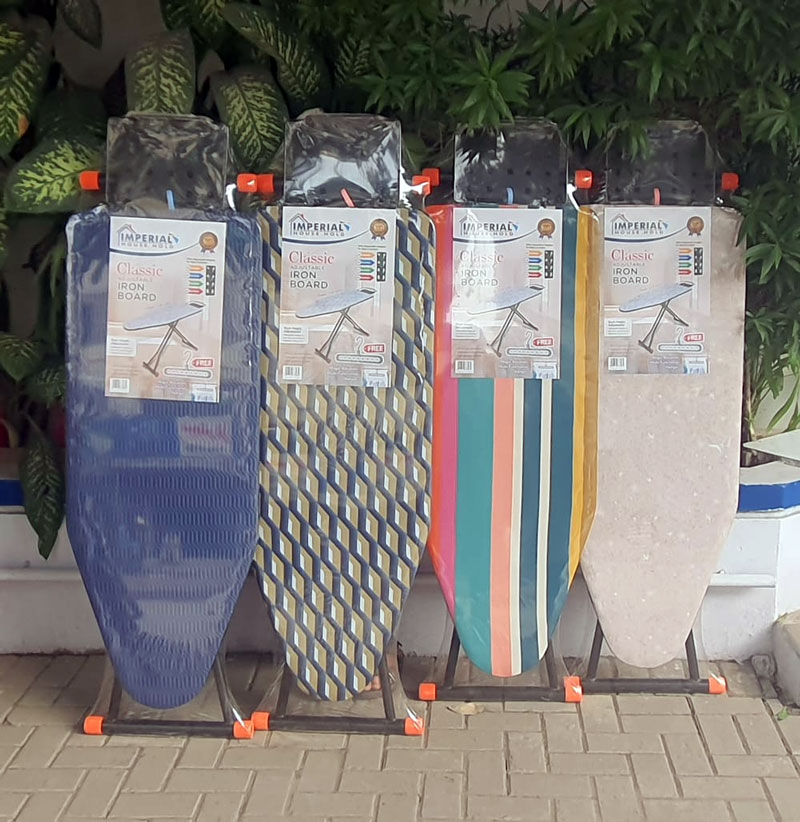 Imperial Dynamic Adjustable Ironing Board 114 Length Cm Including Wall Hanging Option