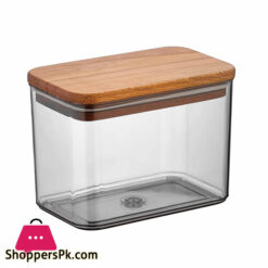 Ivy Storage Box with Wood Lid 1 Liter - Turkey Made - W09