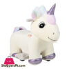 Kids Plush Rechargeable Pony Ride-Ons Car