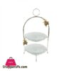 WB769 2Tier Glass Pastry Stand SORCHID