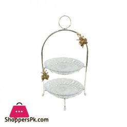 WB769 2Tier Glass Pastry Stand SORCHID