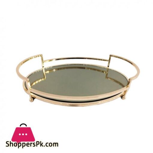 WB578 Round Mirror Tray ORCHID 6c
