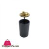WB751 Tooth Pick Holder BlkGold ORCHID