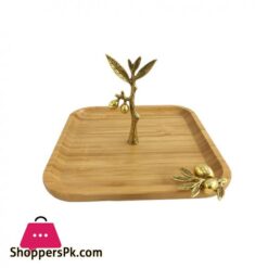 WB563 Pastry Holder Wood ORCHID 24ctn