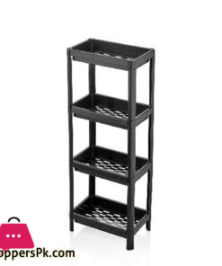 Plastic 4 Tier Storage Shelf Rack Shelving Unit Turkey Made - MRD 505
