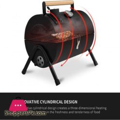 Jj Jujin Portable Charcoal Grill Mini Bbq Grill For Outdoor Cooking Camping And Picnic Black