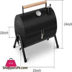 Jj Jujin Portable Charcoal Grill Mini Bbq Grill For Outdoor Cooking Camping And Picnic Black