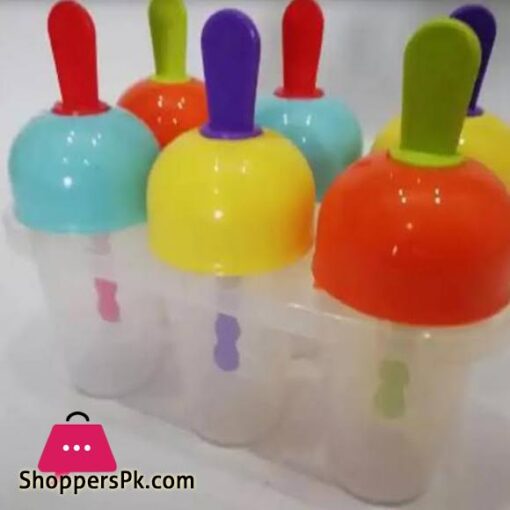Reusable Ice Cream Maker Ice Lolly Molds Set pack of 6