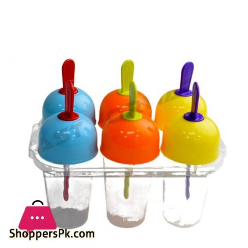 Reusable Ice Cream Maker Ice Lolly Molds Set pack of 6