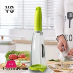 Vegetable And Fruit Peeler With Container Stainless Steel Multi Function Storage Peeler With Storage Box Container Best Kitchen Tool