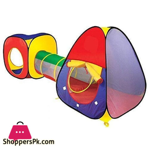 Adventure 3 Piece Indoor & Outdoor Childrens Playhouse Ball Pit Play Shuttle Tunnel & Tent