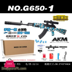 Ak47 Manual &Amp; Electric 2-In-1 Gel Ball Blaster Toy Eco-Friendly Splatter Automatic Water Beads Shooting Game Gun For Kids