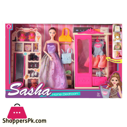 Beautiful Girl Sasha Centimeter Barbie Doll Gift Box Set Girl Princess Children's Toy Gift