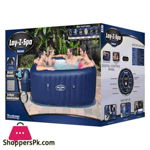 Bestway Lay -Z-Spa Hawaii with LED Lights Inflatable Hot Tub - 54154