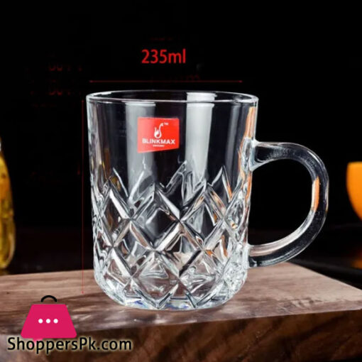 Blinkmax Glassware Tea and Green Tea Mugs KTX204-1