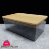 Cheese Dish With Wooden Lid 22X14.5X9.5Cm Turkey Made W90