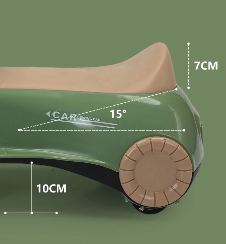 High Quality Children Wiggle Twist Toy Baby Plasma Swing Car With Pu Flashing Wheels