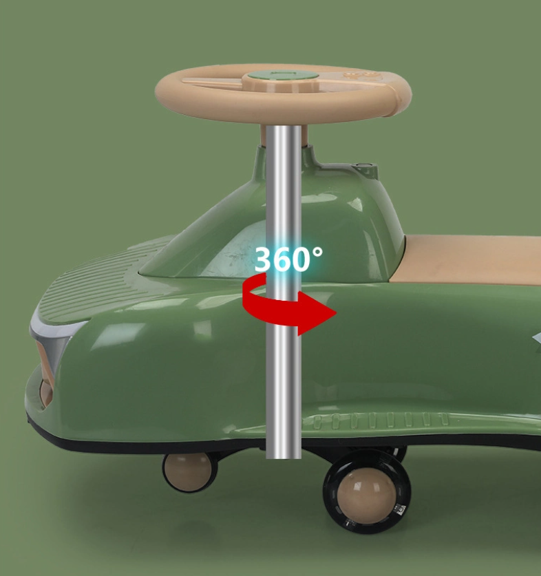 High Quality Children Wiggle Twist Toy Baby Plasma Swing Car With Pu Flashing Wheels