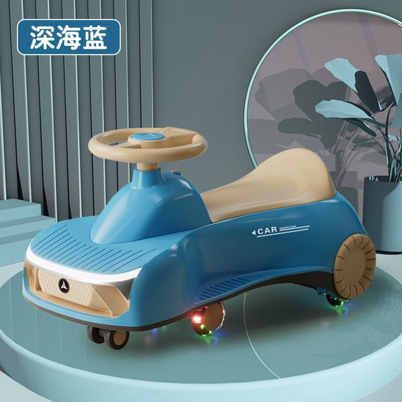 High Quality Children Wiggle Twist Toy Baby Plasma Swing Car With Pu Flashing Wheels