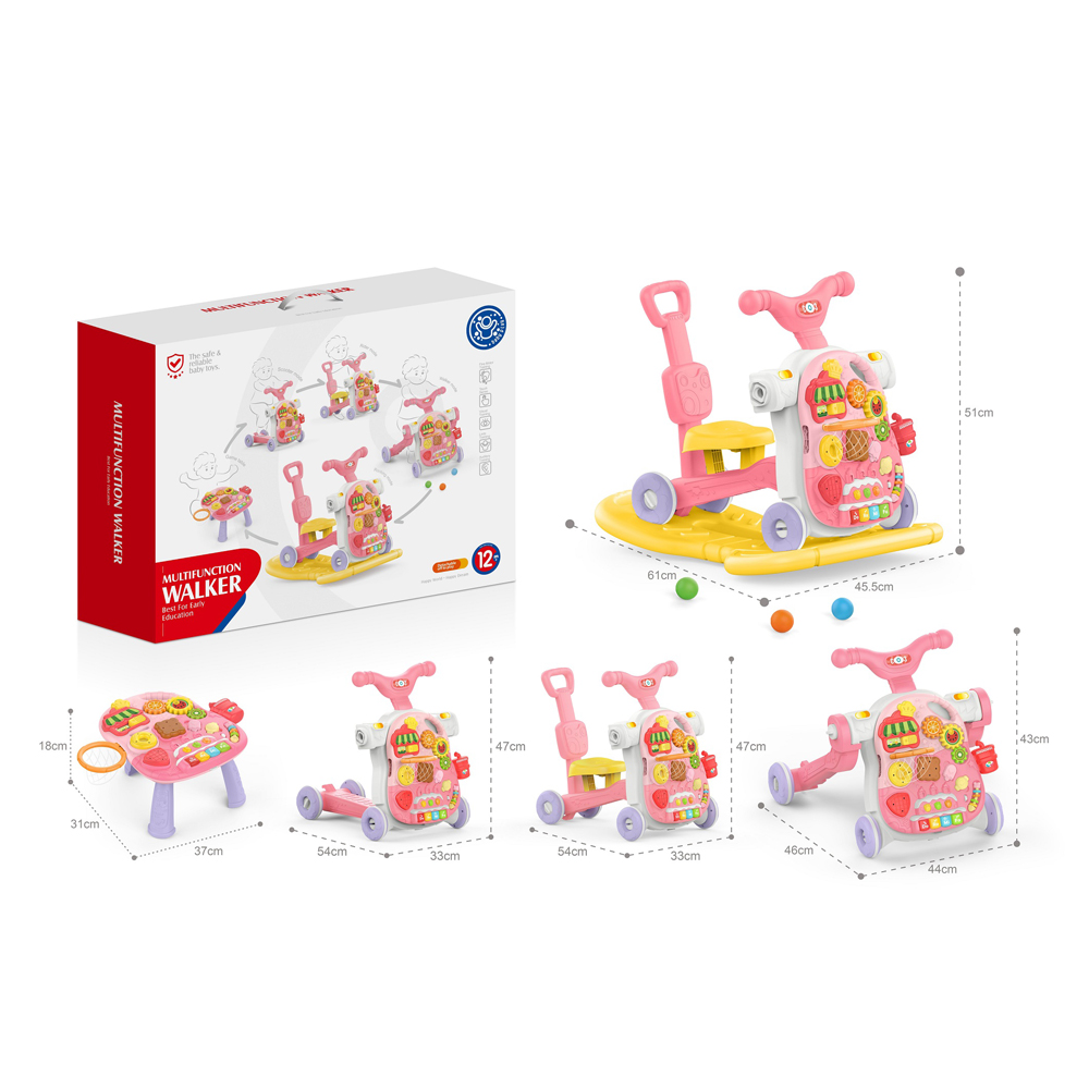 Huanger 5 In 1 Baby Multifunction Walker