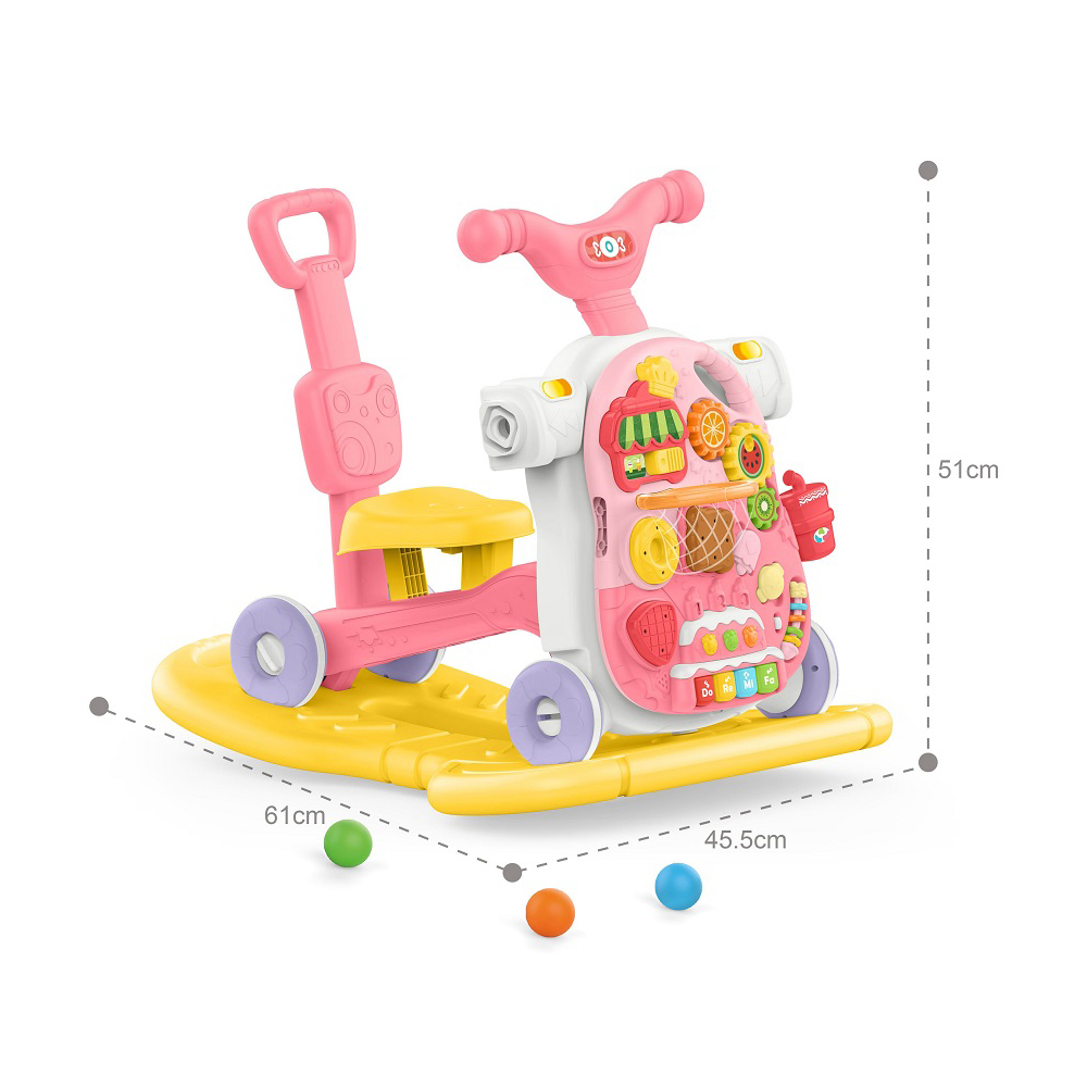 Huanger 5 In 1 Baby Multifunction Walker