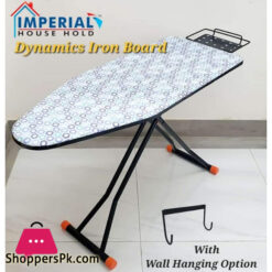 Imperial Dynamic Adjustable Ironing Board 114 Length Cm Including Wall Hanging Option