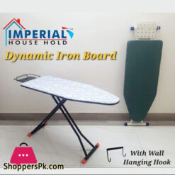 Imperial Dynamic Adjustable Ironing Board 114 Length Cm Including Wall Hanging Option
