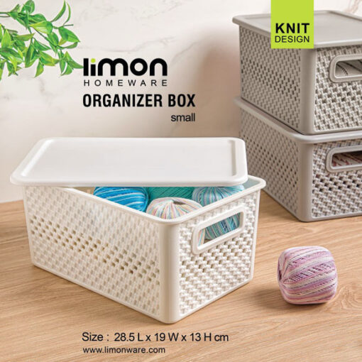 Limon Organizer Box with Texture Design Door Iran Made