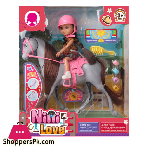 Nini Love Barbie Doll set Horse walk Horse Accessories 55819