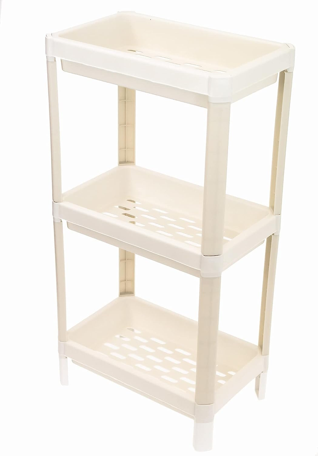 Plastic 4 Tier Storage Shelf Rack Shelving Unit Turkey Made - Mrd 505