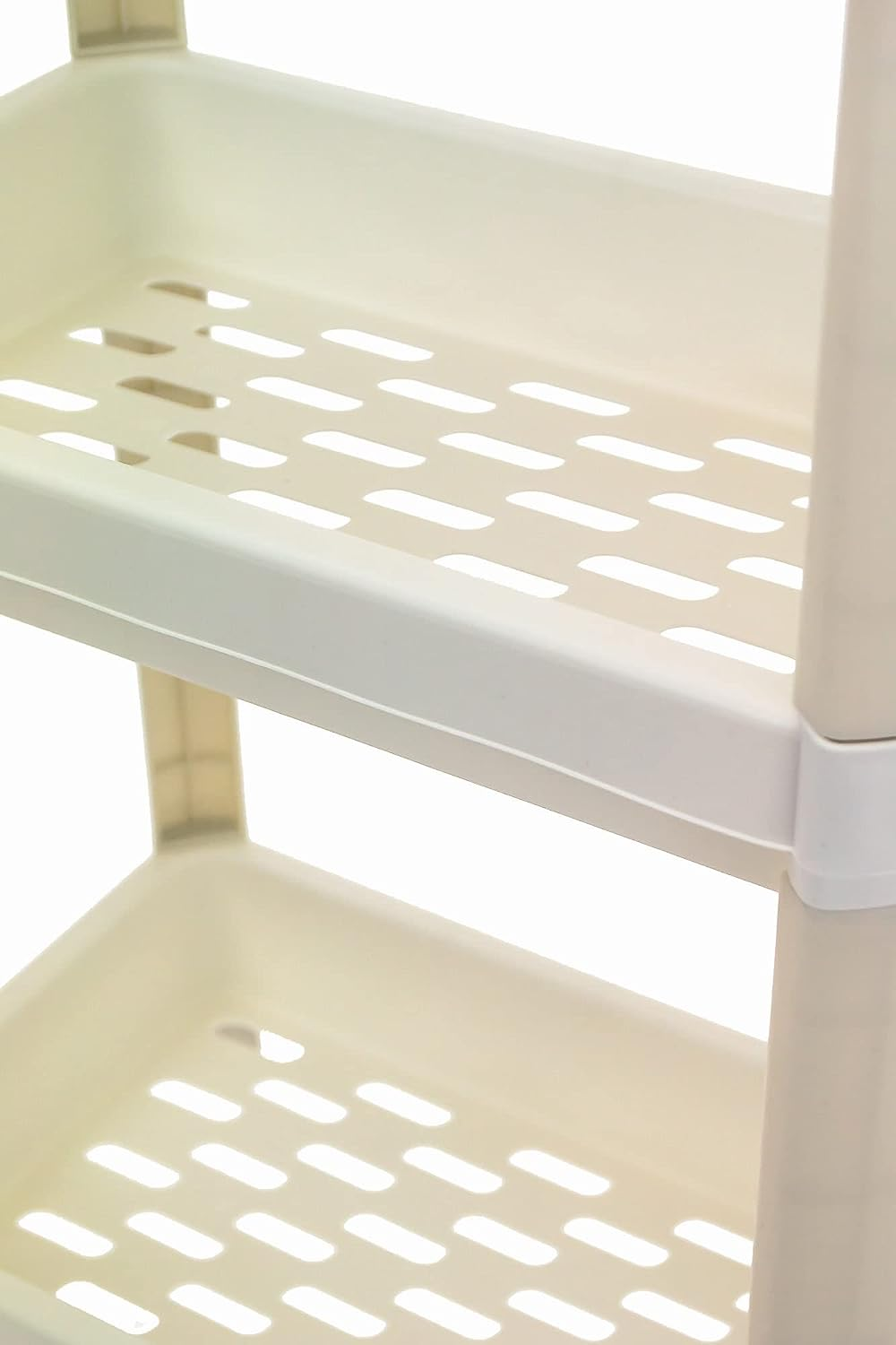 Plastic 4 Tier Storage Shelf Rack Shelving Unit Turkey Made - Mrd 505