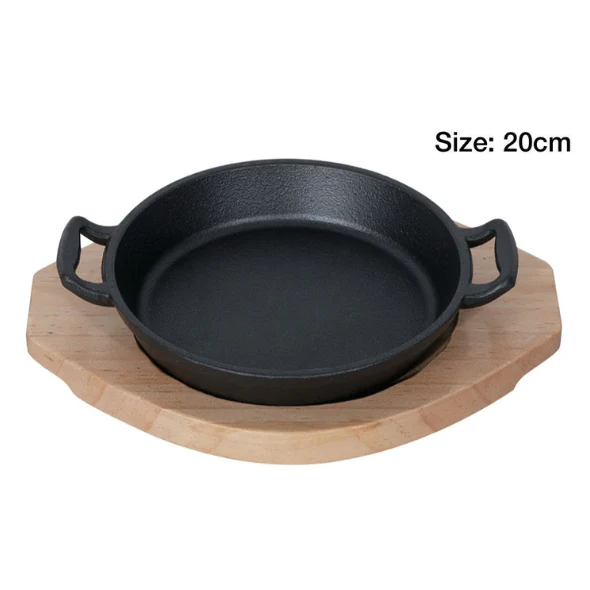 Sizzler Plate Die Cast Iron Stakes Plate 20Cm 4 Sizzler Plate Die Cast Iron Stakes Plate 20Cm