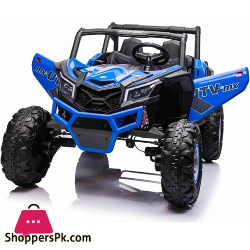 UTV-MX Buggy 24V 4WD 2 Seat Electric Ride On Car Outdoor Toys 2.4G Parental Remote Pedal Operation 4 Wheel Suspension Music and Light