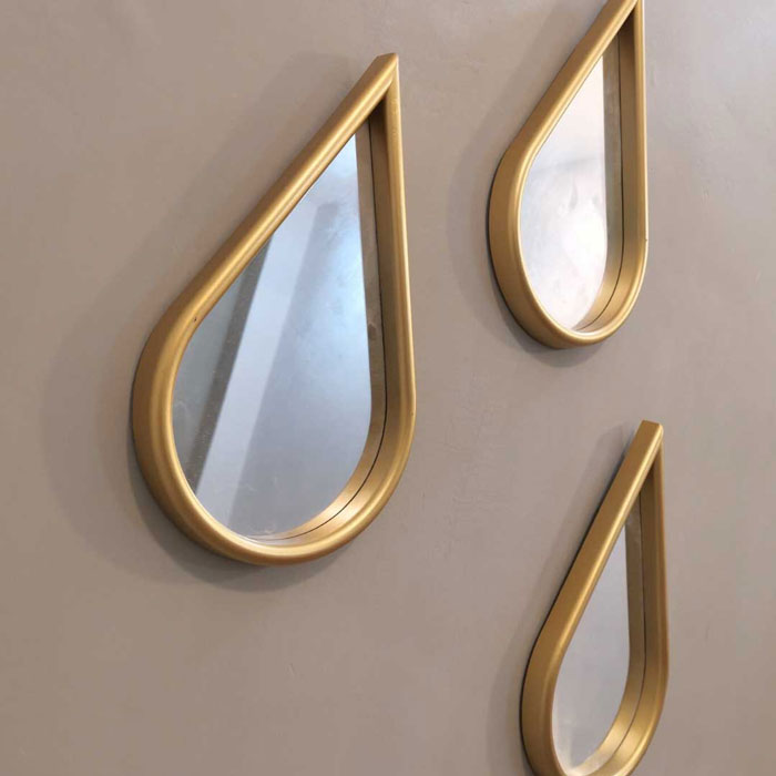 Water Drop Hanging Wall Mirrors